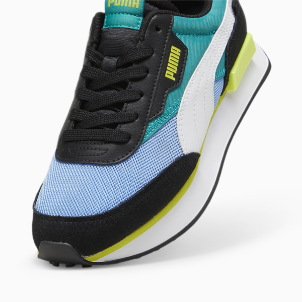 Zapatillas juveniles Future Rider Splash, Team Light Blue-Sparkling Green, large-ARG