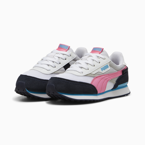 Zapatillas infantiles Future Rider Splash, PUMA White-Cool Light Gray, large-ARG
