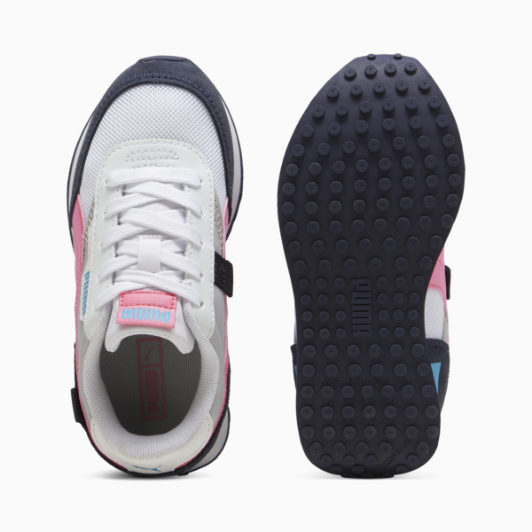Zapatillas infantiles Future Rider Splash, PUMA White-Cool Light Gray, large-ARG