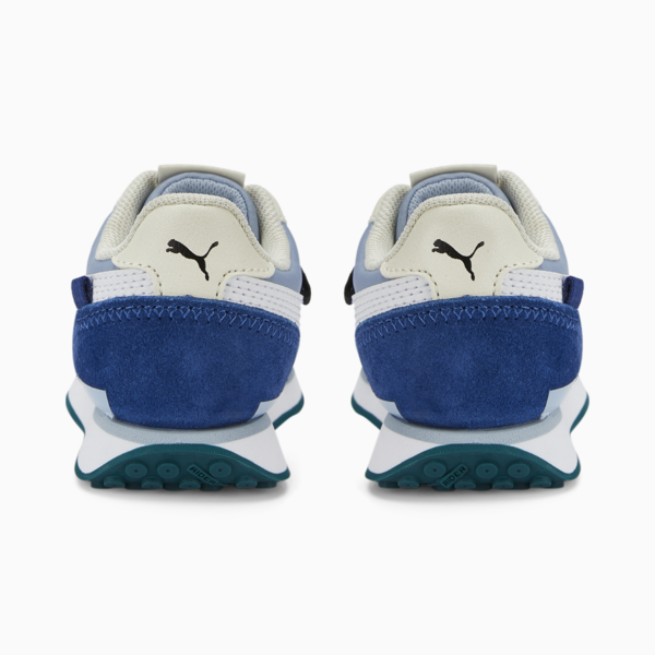 Future Rider Splash AC Babies' Trainers, Blue Wash-Puma Black-Puma White, large-ZAF