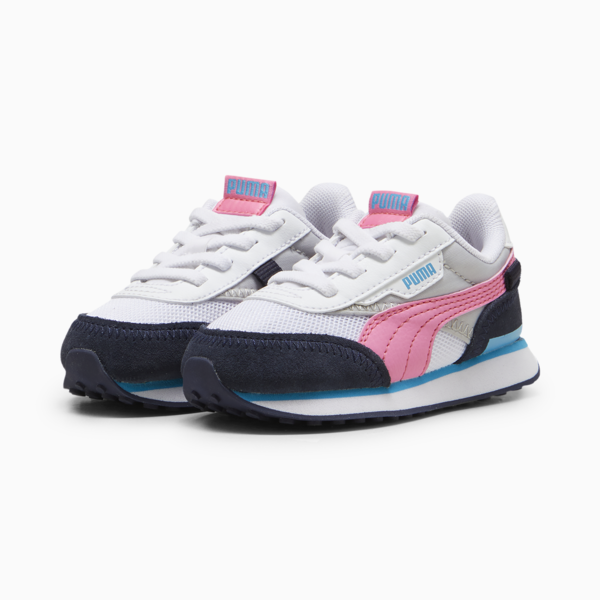 Zapatillas para bebés Future Rider Splash AC, PUMA White-Cool Light Gray, large-ARG