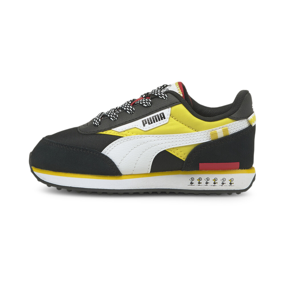 PUMA x PEANUTS Future Rider Kids' Sneakers Black PUMA