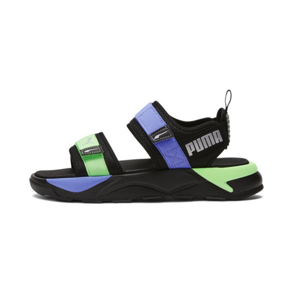 PUMA RS-Sandal GID Women's Sandals in Black/Elektro Purple/Elektro Green - 381933_01