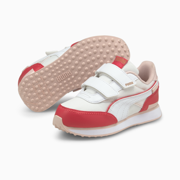 Future Rider Ballerina V Kids' Trainers, Lotus-Puma White, large-ZAF