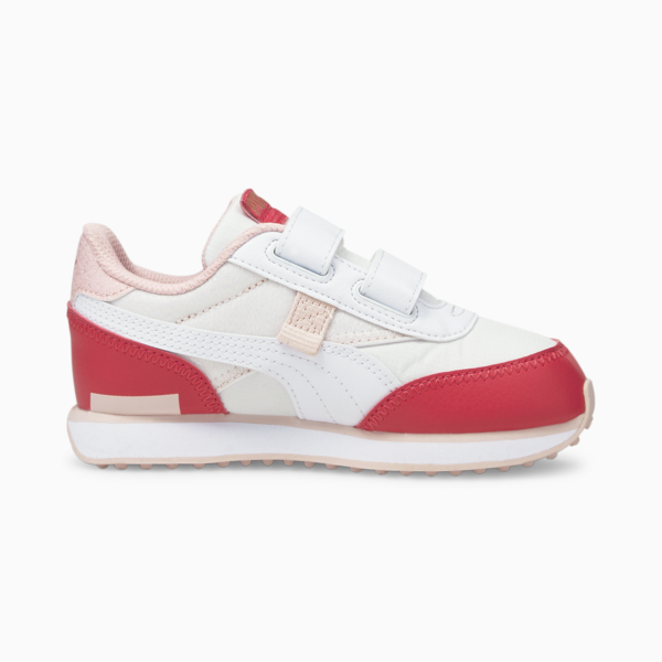 Future Rider Ballerina V Kids' Trainers, Lotus-Puma White, large-ZAF