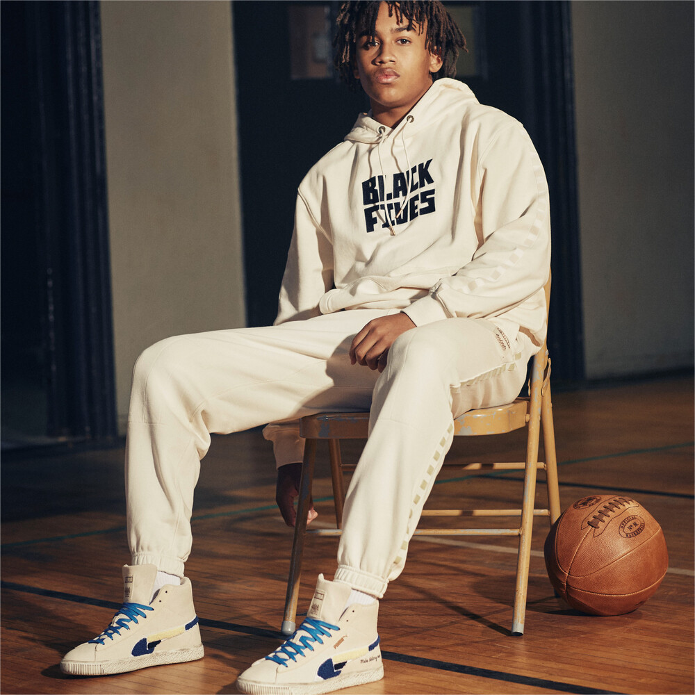 фото Кеды clyde mid x black fives puma