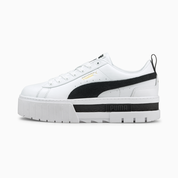 Mayze Women's Sneakers, Puma White-Puma Black, large-MEX