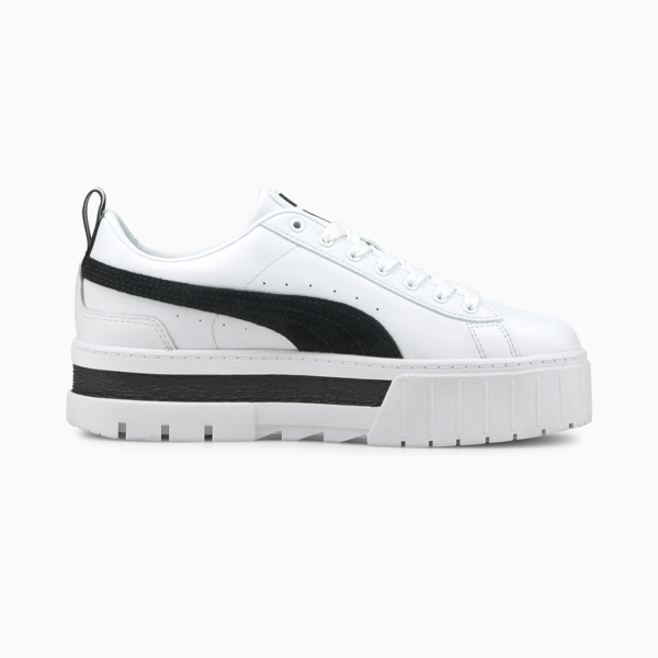 Mayze Women's Sneakers, Puma White-Puma Black, large-MEX