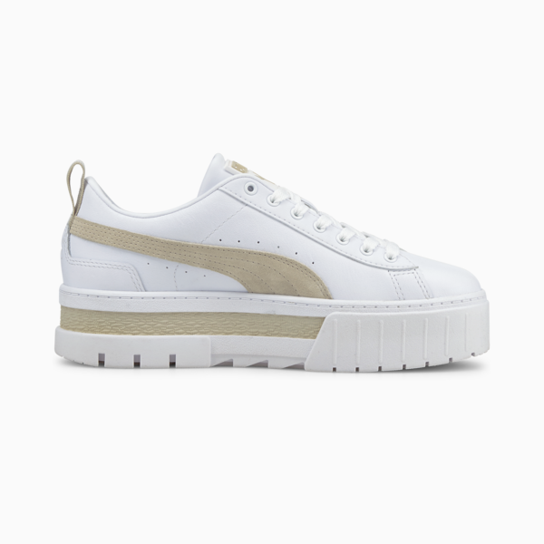 Mayze Women's Sneakers, Puma White-Peyote, large-MEX