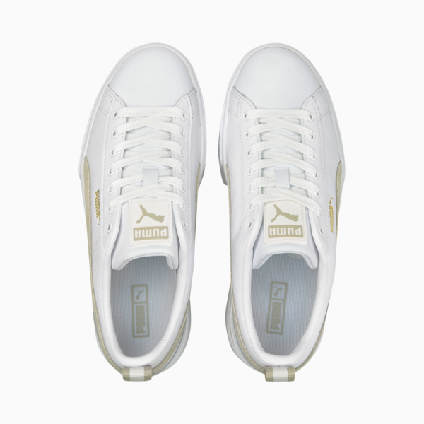 Mayze Women's Sneakers, Puma White-Peyote, large-MEX