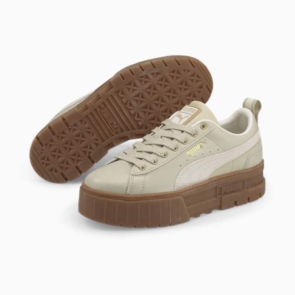 Mayze Sneakers Women, Putty-Pristine-Puma Team Gold, large-ZAF