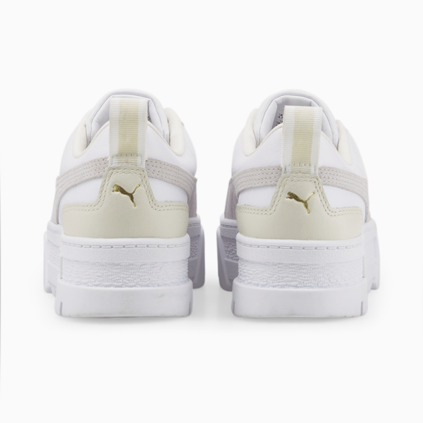 Mayze Sneakers Women, Puma White-Nimbus Cloud-Puma Team Gold, large-ZAF