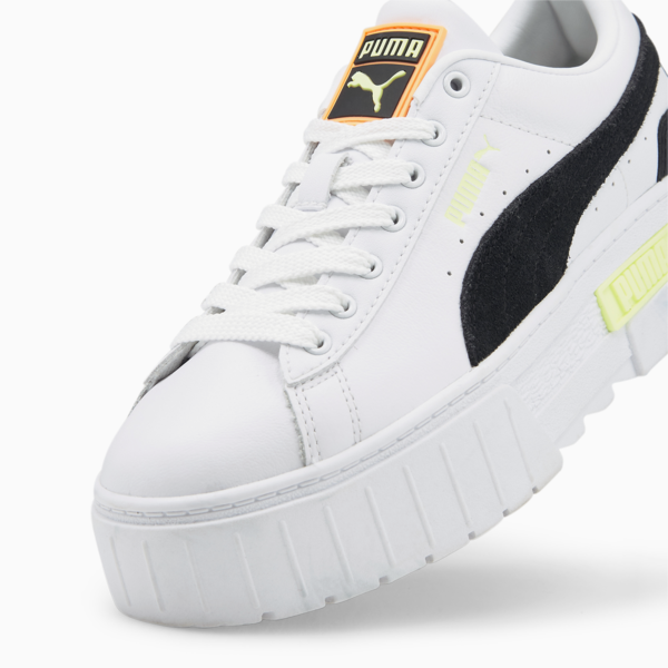 Mayze Sneakers Women, Puma White-Puma Black-Fizzy Light, large-ZAF