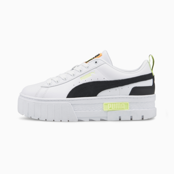 Mayze Sneakers Women, Puma White-Puma Black-Fizzy Light, large-ZAF