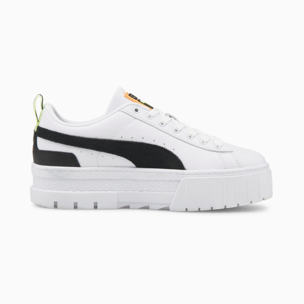 Mayze Sneakers Women, Puma White-Puma Black-Fizzy Light, large-ZAF