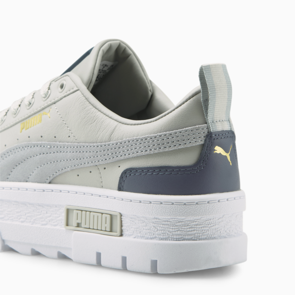 Mayze Sneakers Women, Glacier Gray-Platinum Gray-Puma Team Gold, large-ZAF