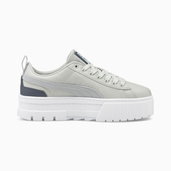 Mayze Sneakers Women, Glacier Gray-Platinum Gray-Puma Team Gold, large-ZAF