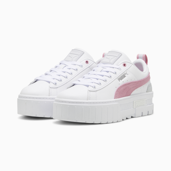 Tenis Mayze Cuero para mujer, PUMA White-Mauved Out, large-MEX