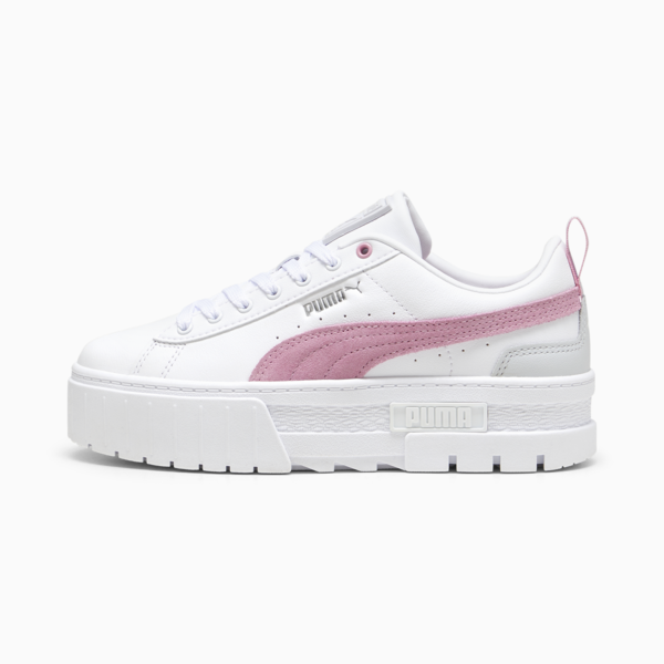 Tenis Mayze Cuero para mujer, PUMA White-Mauved Out, large-MEX