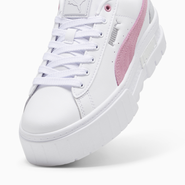 Tenis Mayze Cuero para mujer, PUMA White-Mauved Out, large-MEX