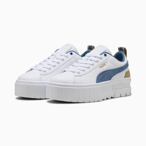 Mayze Sneakers Women, PUMA White-Blue Horizon, large-ZAF