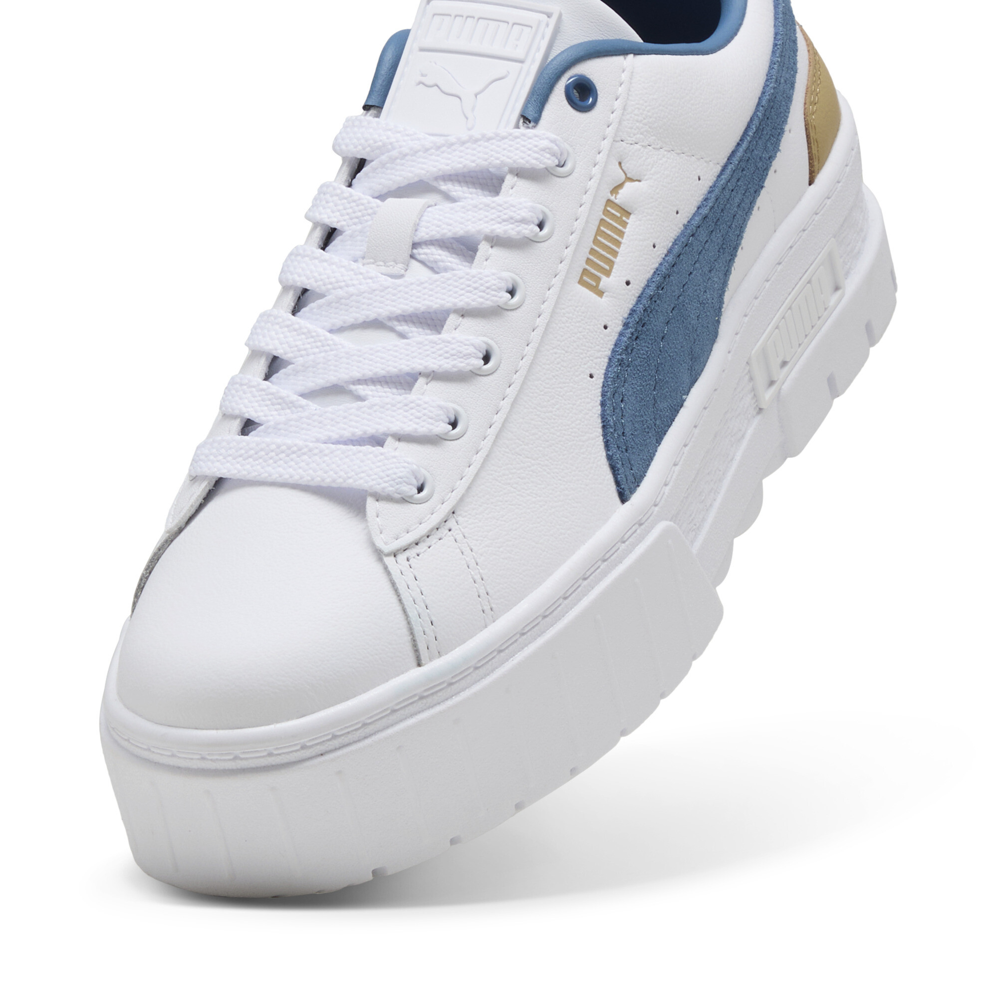 Mayze sneakers voor Dames, Blauw/Wit, Maat 37,5 | PUMA