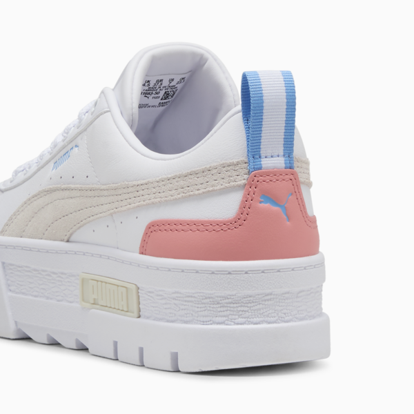 Tenis Mayze Cuero para mujer, PUMA White-Pink Fruit, large-MEX