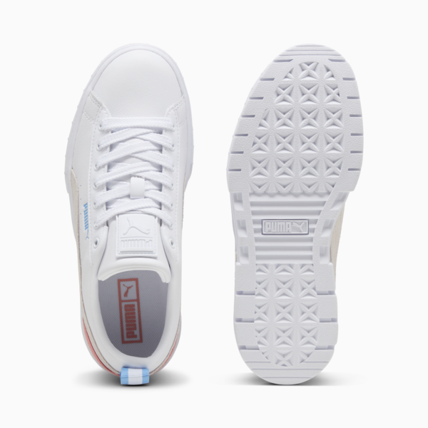 Tenis Mayze Cuero para mujer, PUMA White-Pink Fruit, large-MEX