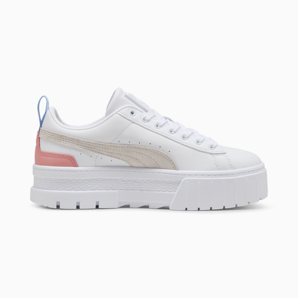 Tenis Mayze Cuero para mujer, PUMA White-Pink Fruit, large-MEX