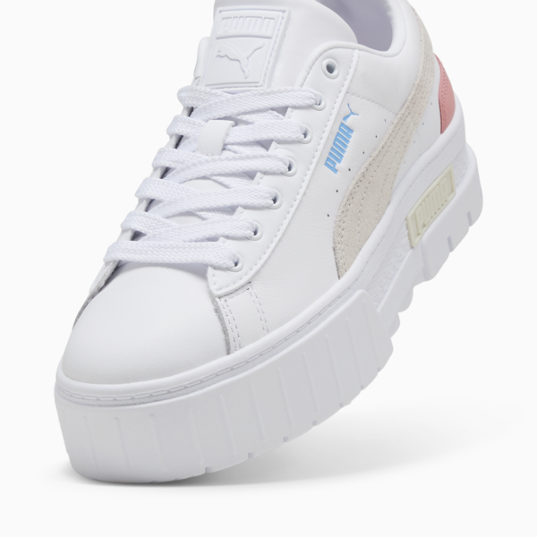 Tenis Mayze Cuero para mujer, PUMA White-Pink Fruit, large-MEX