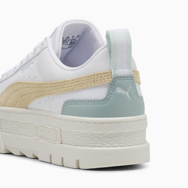 Tenis Mayze Cuero para mujer, PUMA White-Modern Mint, large-MEX