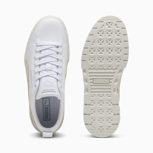Tenis Mayze Cuero para mujer, PUMA White-Modern Mint, large-MEX