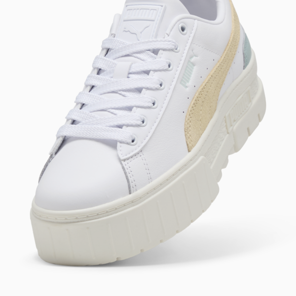 Tenis Mayze Cuero para mujer, PUMA White-Modern Mint, large-MEX