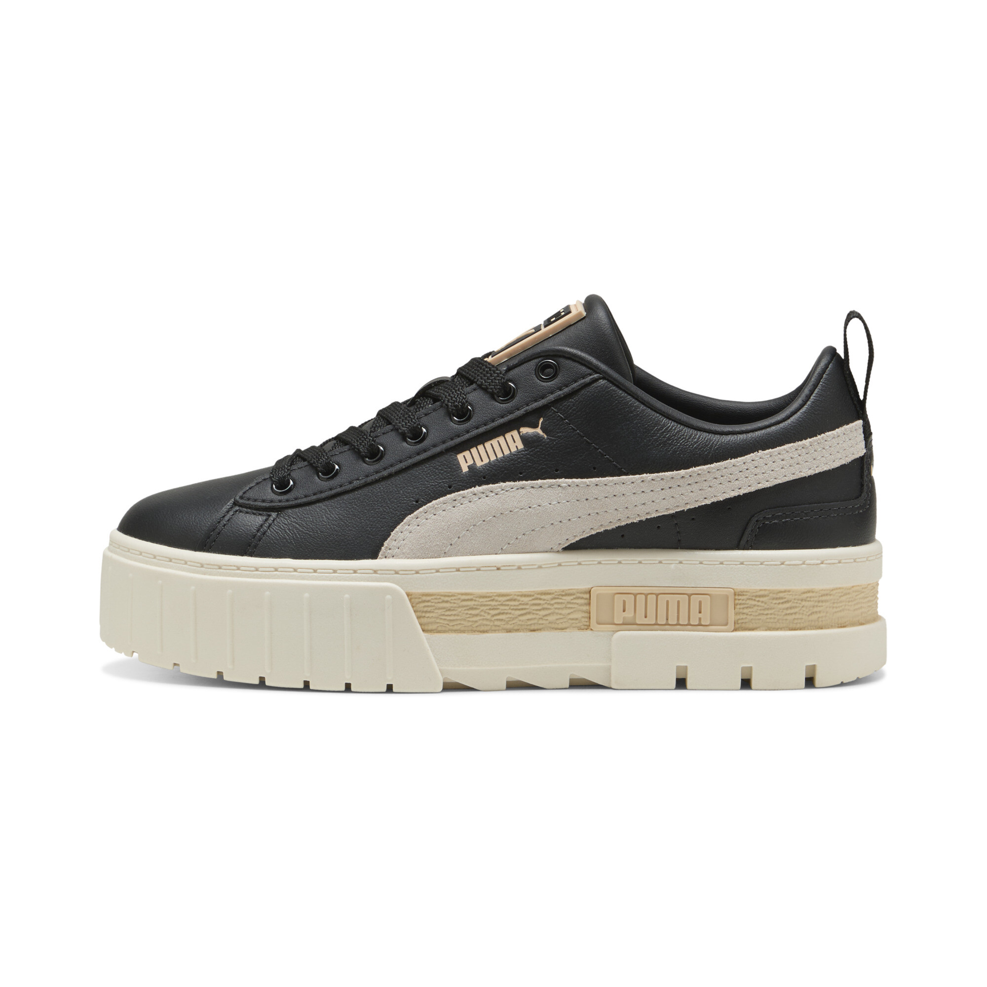 PUMA Mayze sneakers voor Dames, Zwart, Maat 37,5