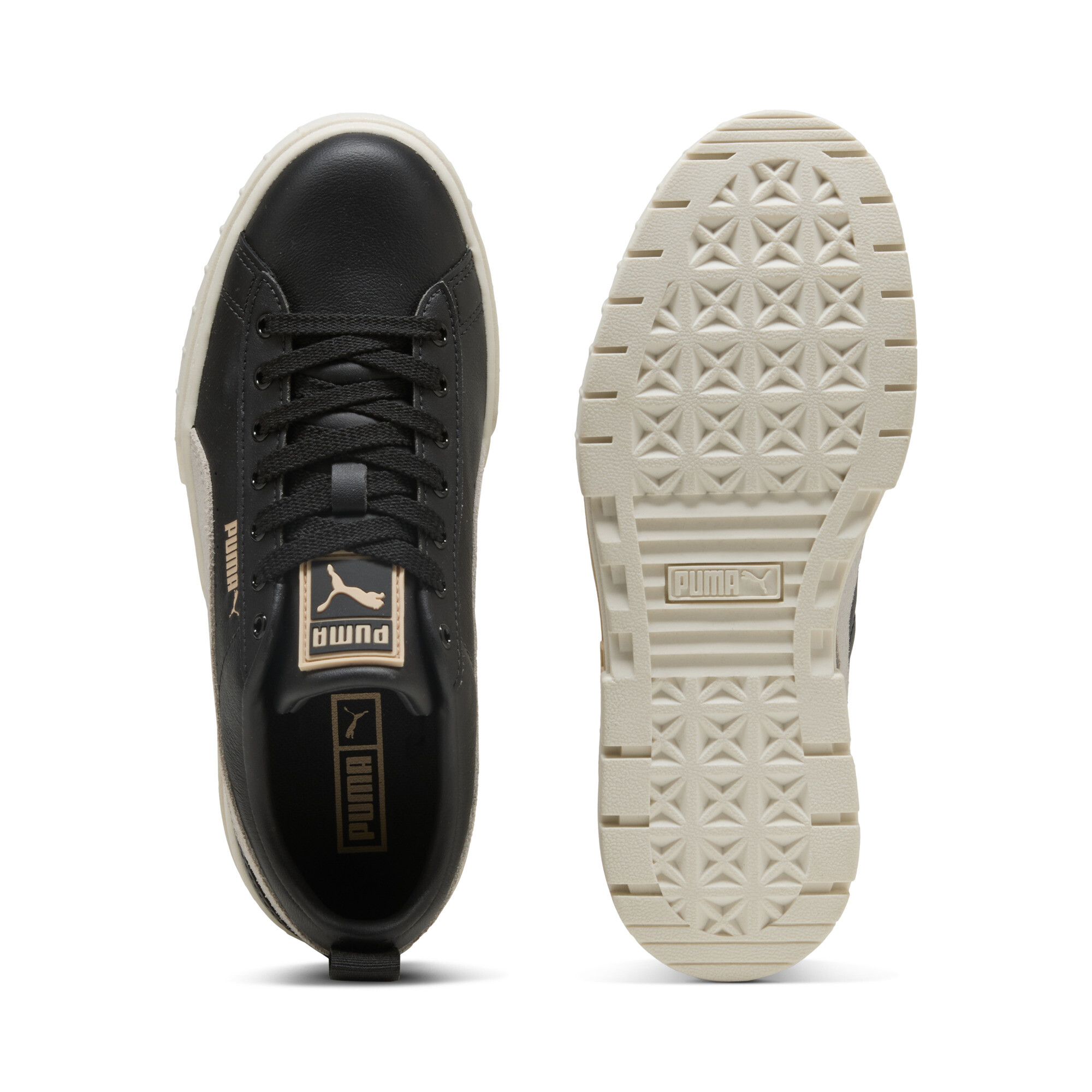 PUMA Mayze sneakers voor Dames, Zwart, Maat 37,5 thumbnail 4