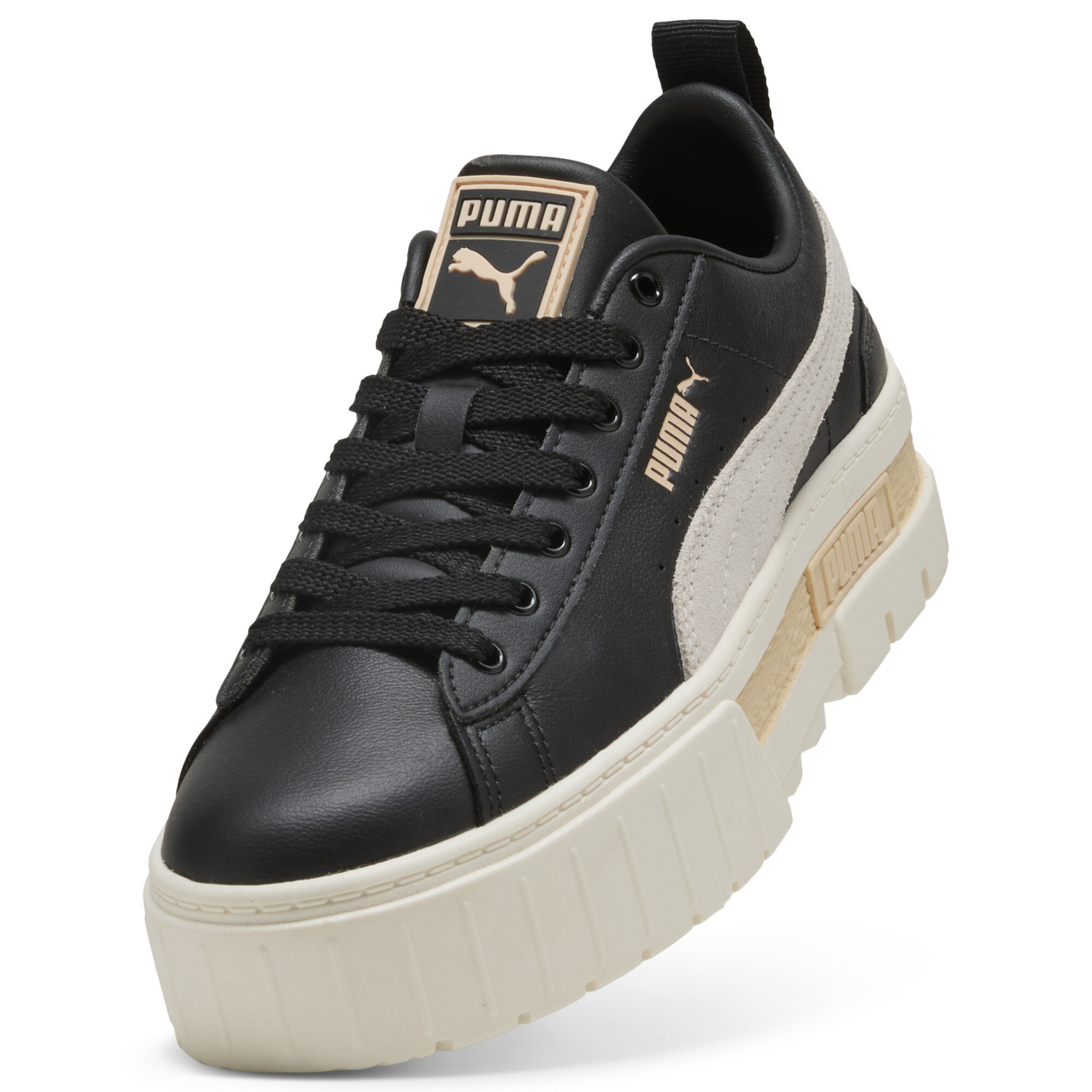 PUMA Mayze sneakers voor Dames, Zwart, Maat 37,5 thumbnail 2