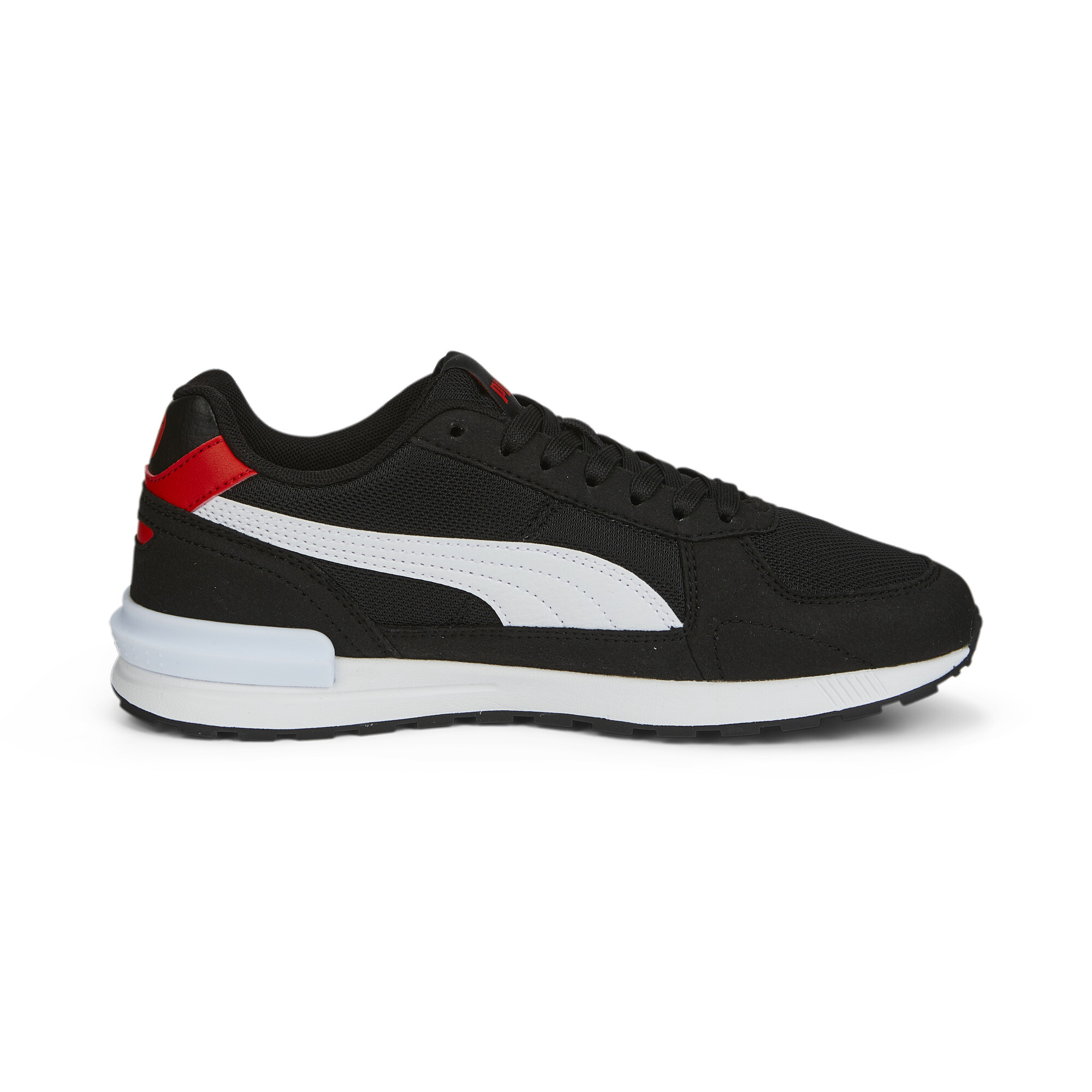 PUMA Graviton sneakers jongeren, Zwart/Rood/Wit, Maat 38 thumbnail 3