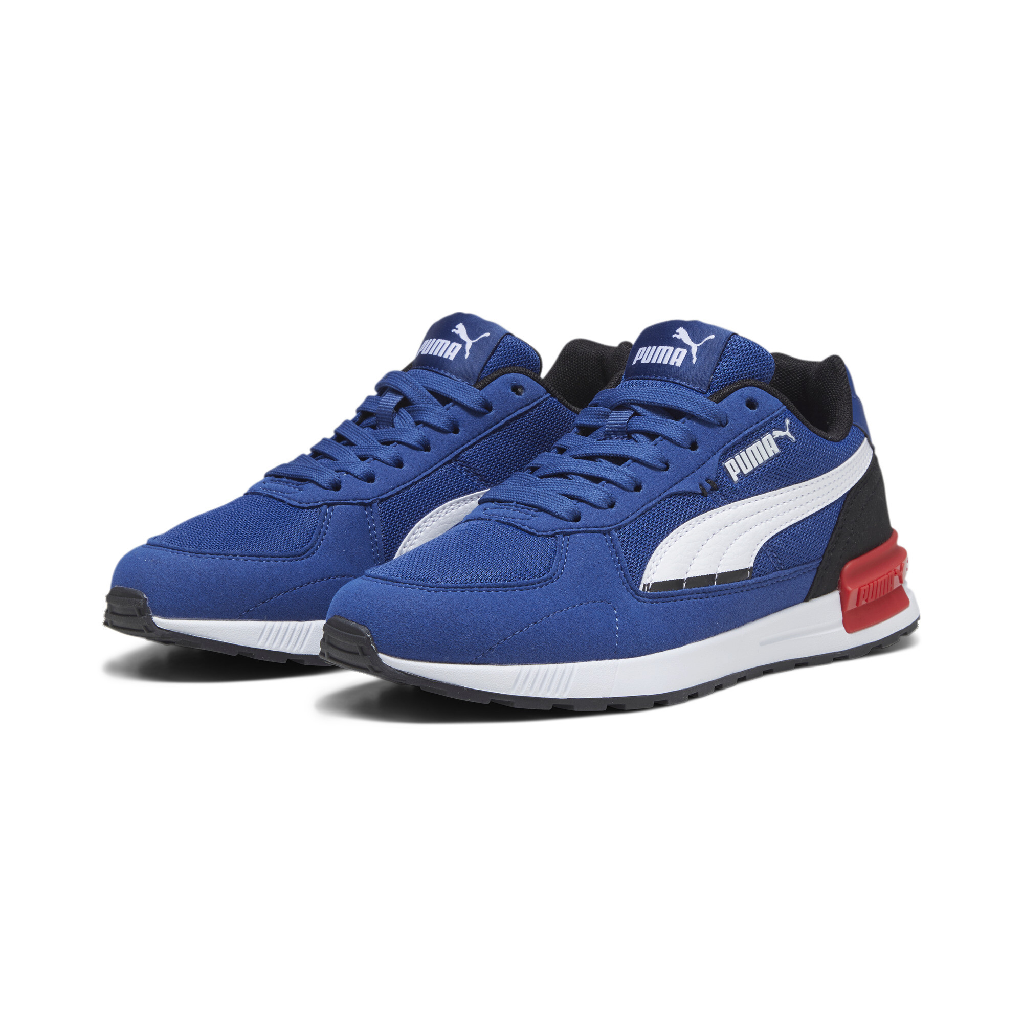 PUMA Graviton sneakers jongeren, Blauw/Zwart/Wit, Maat 37,5 thumbnail 6