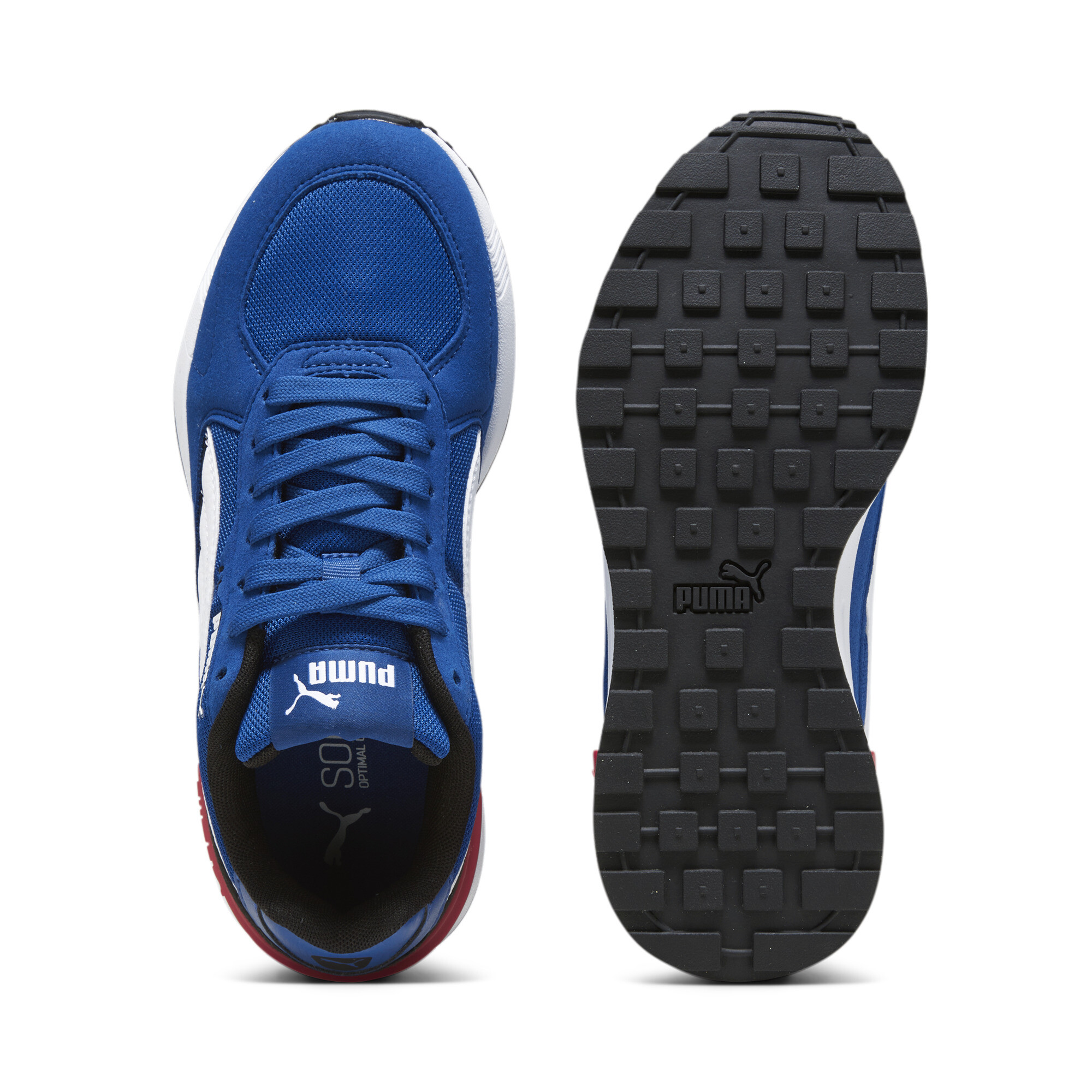 PUMA Graviton sneakers jongeren, Blauw/Zwart/Wit, Maat 37,5 thumbnail 4