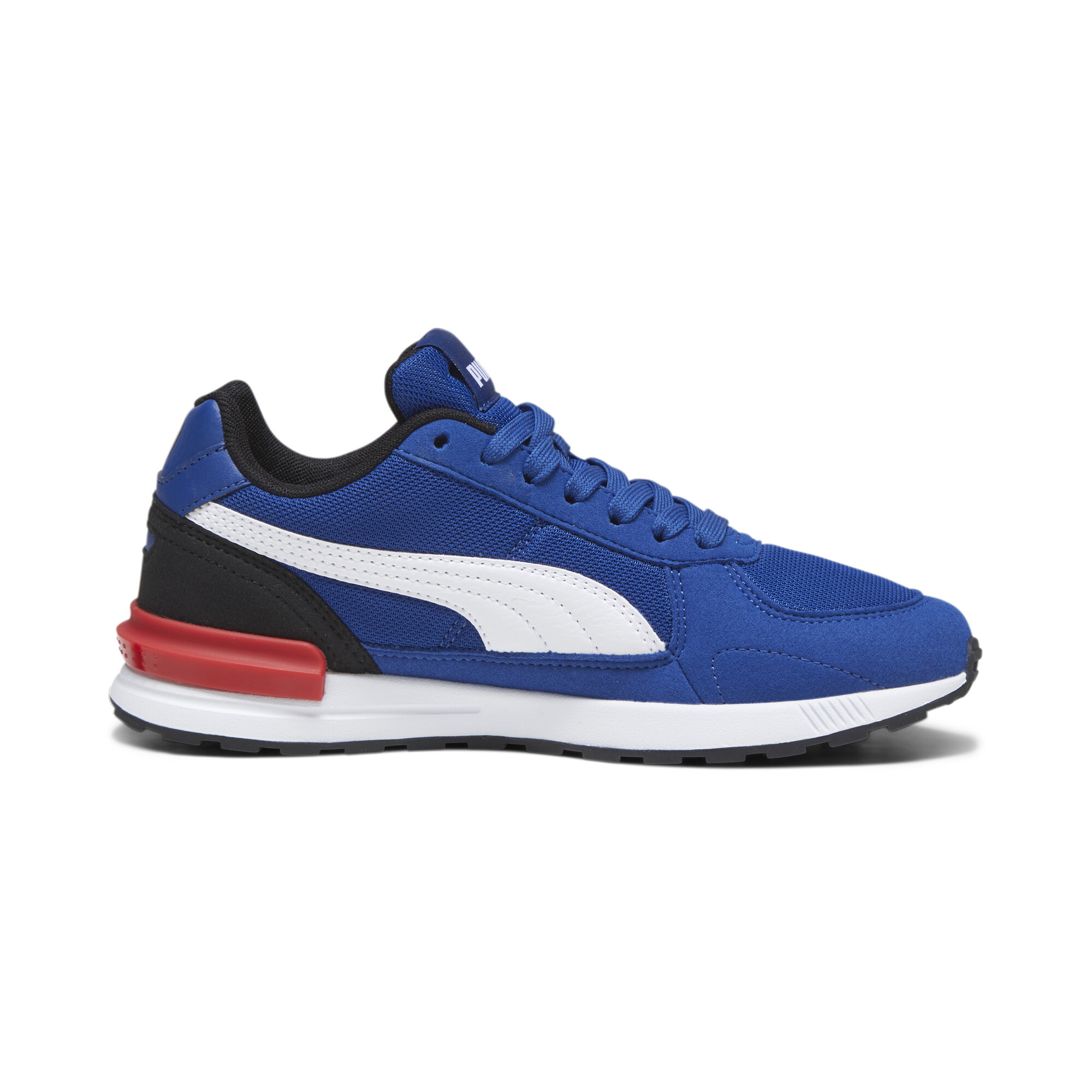 PUMA Graviton sneakers jongeren, Blauw/Zwart/Wit, Maat 37,5 thumbnail 3