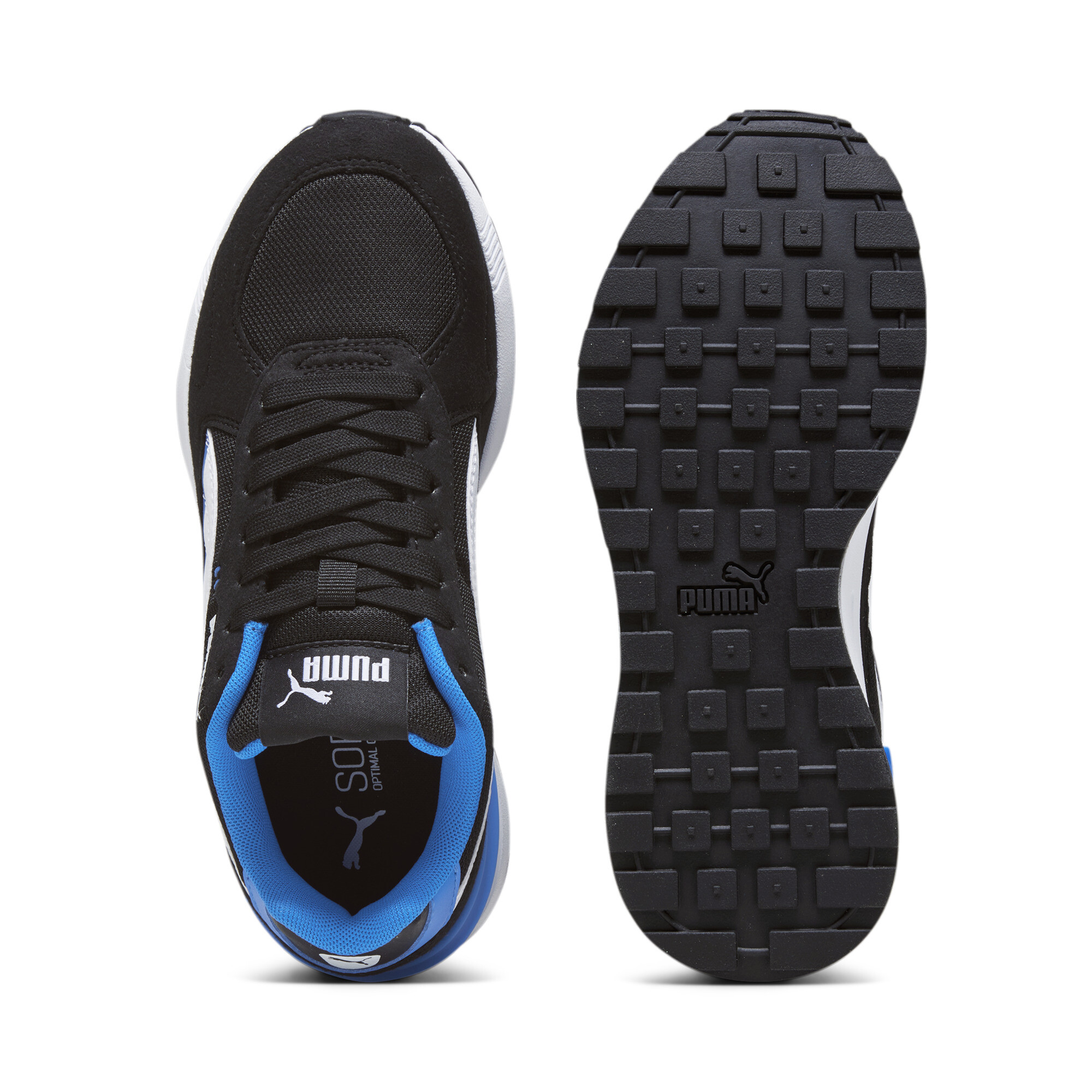 PUMA Graviton sneakers jongeren, Blauw/Zwart/Wit, Maat 38,5 thumbnail 4