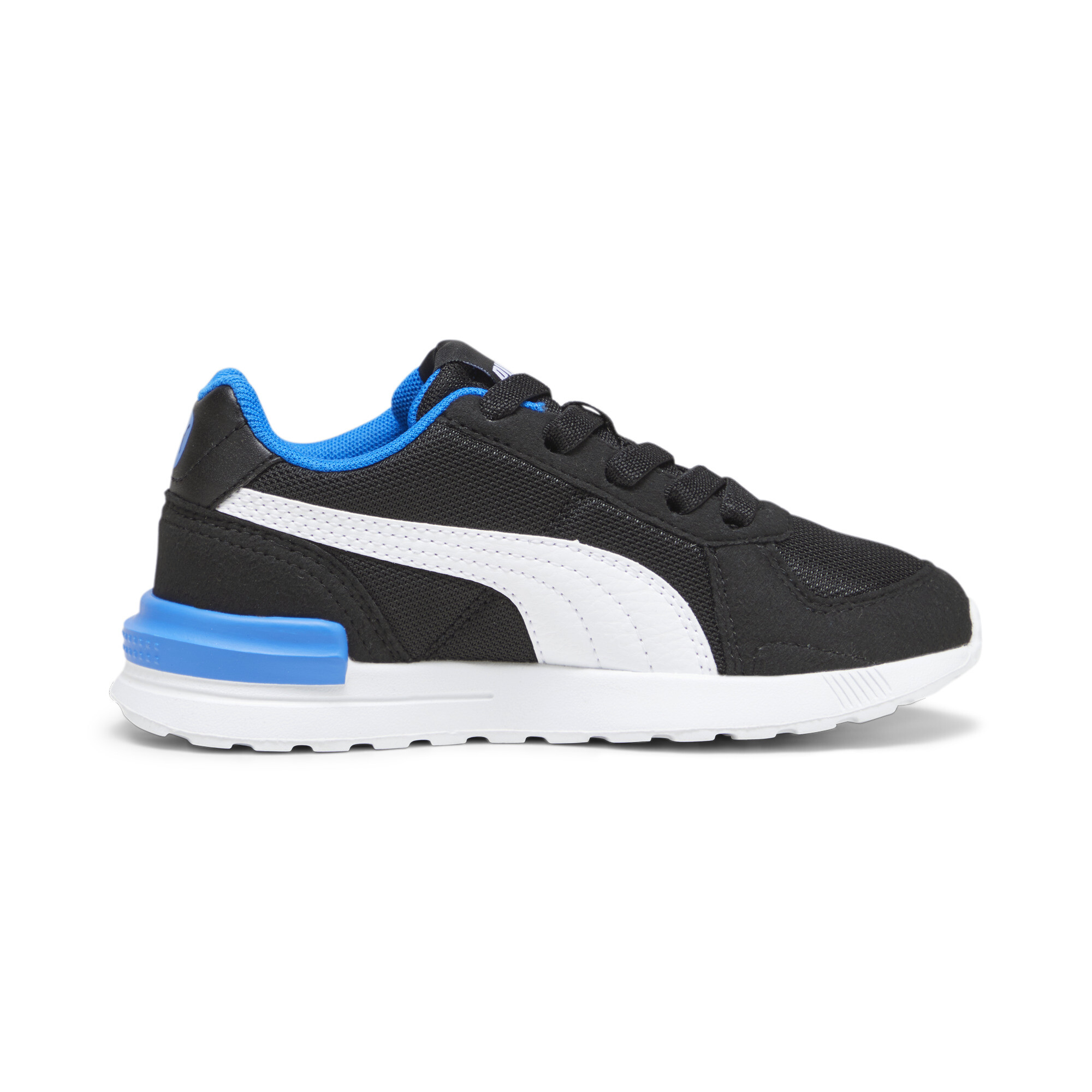 PUMA Graviton AC sneakers kinderen, Blauw/Zwart/Wit, Maat 34,5 thumbnail 3