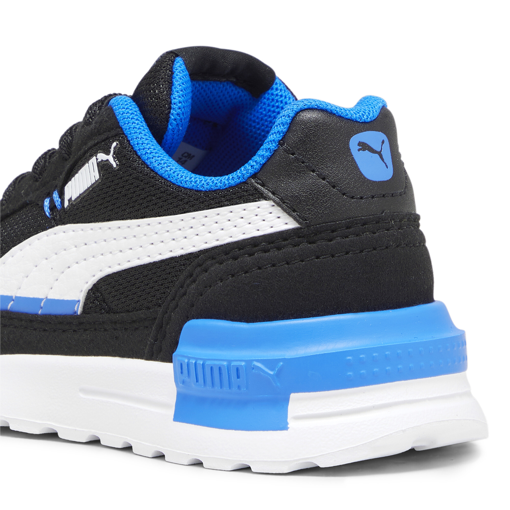 PUMA Graviton AC sportschoenen, Blauw/Zwart/Wit, Maat 22 thumbnail 5