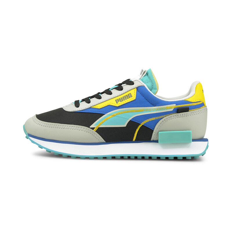 

PUMA Future Rider Twofold Kid's Sneakers, Black/gray/blue