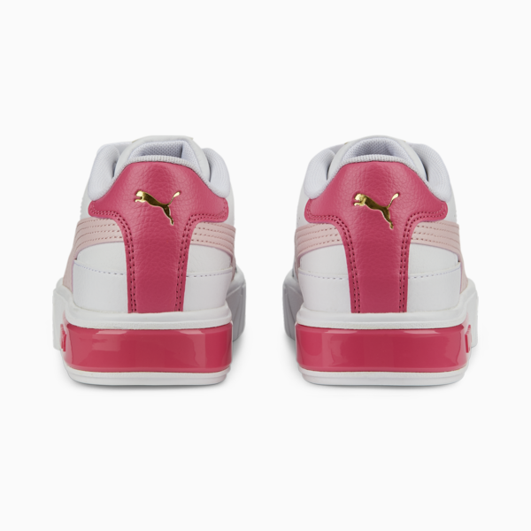 Cali Star Youth Trainers, Puma White-Almond Blossom-Sunset Pink, large-MEX