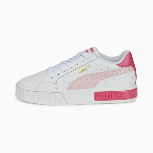 Cali Star Youth Trainers, Puma White-Almond Blossom-Sunset Pink, large-MEX
