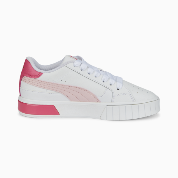 Cali Star Youth Trainers, Puma White-Almond Blossom-Sunset Pink, large-MEX