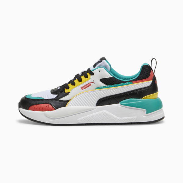 Zapatillas X-Ray 2 Square, PUMA Black-PUMA White-Feather Gray-Active Red, large-ARG