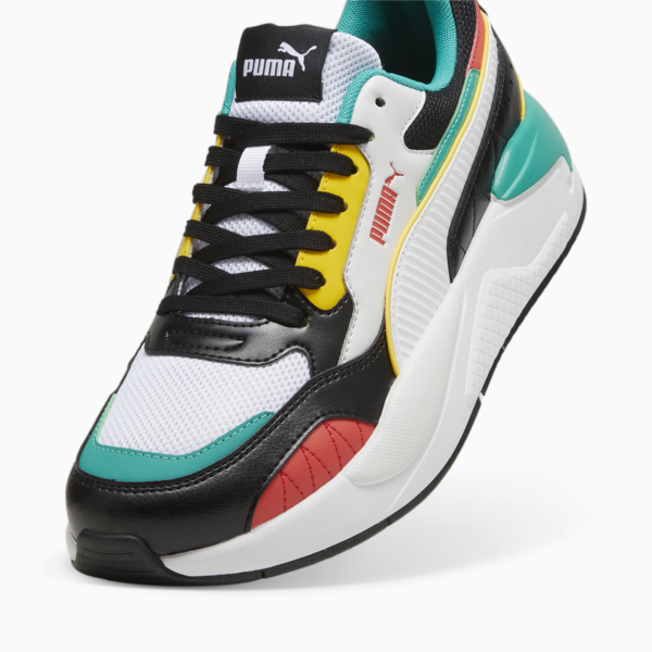 Zapatillas X-Ray 2 Square, PUMA Black-PUMA White-Feather Gray-Active Red, large-ARG