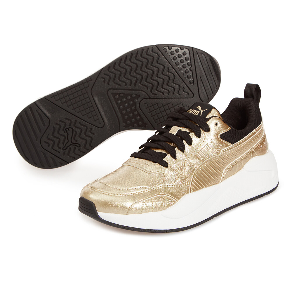 

PUMA - Кроссовки X-Ray² Square Metallic Trainers – Gold-Gold-Black-Puma White –, Бежевый